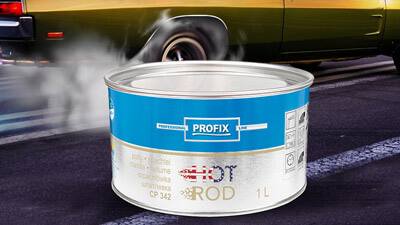 Light polyester putty CP 342 Hot Rod