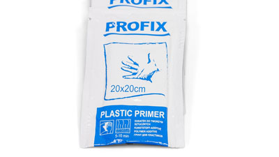 Pre-moistened cloth Sachet CP 390 Plastic Primer